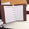 Skórzany wielofunkcyjny notatnik z luźnymi kartkami wysokiej klasy notatnik biznesowy notatnik ze spotkania folder z nagraniami demontaż powłoki notatnik