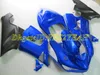 Custom Motorcycle Fairing Kit för Kawasaki Ninja ZX6R 636 05 06 ZX 6R 2005 2006 ABS Cool Blue Black Fairings Set + Gifts SP26