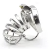 Chaste Bird Stainless Steel Male Chastity Large Cock Cage With Base Arc Ring Devices Penis Rings Adult Sex Toys C274 Y19070602