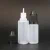 E Liquid Bottles Soft empty 5ml 10ml 15ml 20ml 30ml 50ml 100ml eye round dropper PE plastic squeeze bottles with child proof cap277279795