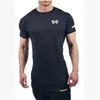 Nowa Designer Letnia Koszula Bawełniana Siłownia Fitness Mężczyźni Koszulka Odzież Sport T Shirt Męski Drukuj Krótki Rękaw Działa Koszulka