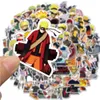 100 Pcs Mixte Autocollant De Voiture Japonais Anime Pour Ordinateur Portable Skateboard Pad Vélo Moto PS4 Téléphone Bagages Decal Pvc guitare Réfrigérateur Autocollants