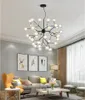 Modern tree branches ball led chandeliers glass pendant lighting warm white cold white color G4 Hanging Lamp free shipping 100% handmade