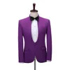 New Hot Fine Red Groomsmen Groom Tuxedos Men Suits Wedding/Prom/Dinner Best Man Blazer Pants Set (Jacket+Pants)