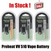 MOQ 1PCS Vertex Förvärmning 510 tråd 350mAh Förvärmning Batteri 3.4V 3.7V 4.0V CE3 Vape O Pen med trådlös laddare