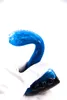 4.1 "喫煙美しい青いガチョウのハンドパイプスプーンパイプガラスパイプバブラー