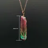 Fil wrap arbre de vie collier pendentif en pierre naturelle point de cristal femmes hommes colliers bijoux de mode volonté et cadeau de sable