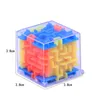 3D 큐브 퍼즐 미로 장난감 두뇌 손 게임 케이스 게임 도전 Fidget 장난감 어린이를위한 교육 균형