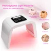 7 Color LED FACIAL NOUT MASCH EMS Microélectronique Pon Thérapie Masques Renvoi de rides cutanés Rajeunatoire pour le visage et le cou beauté 7730815