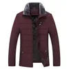 New style long Coat Men brand clothing fashion Long Jackets winter Coats brand-clothing mens Overcoat Fur collar Coat OK