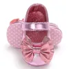 Chaussures à semelle souple pour bébé fille, chaussures de berceau de princesse, pour les premiers pas, de 0 à 18 mois, en Stock