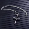 12PCS European and American outdoor baseball cross pendant necklace Fashion personality Man's accessories 3color2943