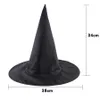 Halloween Kostüme Hexenhut Maskerade Zauberer Schwarzer Turmhut Hexenkostüm Zubehör Cosplay Party Kostüm Dekor JK1909XB8058545