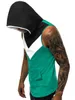 Mode-Mens Sportsvest Sneldrogend Ademend Gestreepte Tank Tops Zomer Running Heren Shorts Mannelijke kleding