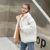 Estilo coreano 2019 Mujeres de la Chaqueta de Invierno Con Capucha de Gran Tamaño Burbuja Moda Mujer Outwear Corto Caliente Para Mujer Chaqueta mujer