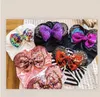 2019 Spring summer infant Beanie Turban Hat Baby Mouse Bow Ears Hairband With Sequin Hair Bows Photography Props cap