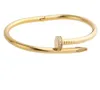 Bracciale per amanti del braccialetto Kajia in oro rosa 18 carati, platino, diamanti, titanio, acciaio9261756