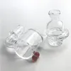 Ny 25mm XL Quartz Banger Nail med 4 mm tjock botten GTR Bubble Spinning Carb Cap 6mm Ruby Terp Pärlor för glas bongs