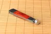 新しい素敵な赤い木製の金属ナイフプレッシャー3in1浚渫クリアシャベルスクープのハーブの喫煙パイプアクセサリースモークツール高品質のホットケーキ