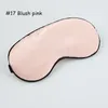 Silk Sova Masker Skuggning Ögonmask Padded Shade Cover EyePatch Portable Travel Relax Aid Blindfolds EyeMask