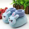 Winter Cute Rabbit Anima Style Baby Boots Fleece Worm Cotton-padded Booties Wholesale 0-18 Month Infant Soft Soled Leather Toddler Shoes