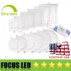 Luzes de painel LED ultrafinas de estoque nos EUA 9W 12W 15W 18W 23W SMD2835 Downlight AC110-240V luminária de teto para baixo Quente/fria/branco natural 4000K