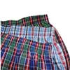 Classic Plaid Men Boxer Shorts Mens Underwear Trunks Cotton Cuecas Underwear boxers male Woven Homme Boxer Arrow Pants Plus Size2938385