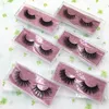 Naturliga fransar 100% Mink 3D Strip Eyelash 18mm 20mm 22mm Partihandel Pris Drop Shipping Tillgänglig Fdshine