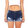 Dames chaudes pantalons courts femmes été pantalons décontractés femmes été 2019 déchiré trou Mini jean Denim Shorts Y521