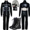 Tokyo Ghoul Cosplay Costumes Kaneki Ken Cosplay Costumes Hoodie Jackets Black Fight Uniform Full Set With Mask