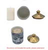 Ретрао керамический держатель свечи DIY Handmade свечи винтажного хранения Bin Caft Home Украшение еврейского хранения коробки для хранения