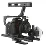 Livraison gratuite 15mm Rod Rig DSLR Cage vidéo stabilisateur de caméra + poignée supérieure + suivi de la mise au point pour Sony A7 II A7r A7s A6300 Panasonic GH4 / EOS M5