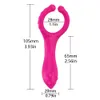 Neue Silikon G-punkt Stimulieren Vibratoren Dildo Nippel Clip Masturbieren Vibrator Erwachsene Sex Spielzeug Für Frauen Männer Paar