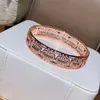 kreisförmiges Armband Marke Classic Fashion Party Schmuck für Frauen Rose Gold Ball Bankett Luxuriöse Herrenarmbänder Verkaufen sich gut Fr284a