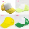 LOGO personnalisé conception pas cher Polyester hommes femmes casquette de Baseball blanc maille réglable chapeau adulte enfants enfants