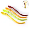 Creative Straw Spoons Colorful Plastic Dringking Straws Smoothies Stirring Milk Shake Spoons Straws Party Supplies CCA11869-C 500pcsN