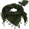 Exército militar tático unisex árabe shemag cachecol de algodão caça caça cabeça lenço rosto malha deserto bandanas militares verde z y200110