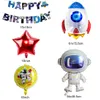 Ballon transfrontalier spécial pour la nouvelle série de fusée d'astronaute, thème de science-fiction, décoration de fête d'anniversaire pour enfants