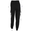 Streetwear Cargo Pants Women 3 Color Joggers Black High Waist Pants Women Loose Female Trousers Korean Style Ladies Capri