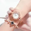 Dom Watch Women Top Brand Luxury Quartz Wrist Watchカジュアルスチールメッシュベルト女性ローズゴールドの防水時計時計G1279G7M22084454567