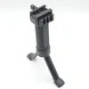 Nieuwe 6.5 ''-9'' Zwart Universele Polymeer Bipod QD Knop 20mm Picatinny/Weaver Side Rail gratis Verzending