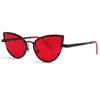 ALOZ MICC 2019 Femmes Cat Eye Sunglasses NOUVELLES VERRES SORNEURES SORNE FEMME FEME FEMMES Cadre de métal de luxe UV400 A6551241798