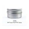 Vaso di alluminio vuoto da 30 ml Scatola per crema per unghie Cosmetico Lucidalabbra Rossetto Balsamo per labbra Contenitori W8848
