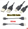 MOQ 20PCS MIRCO USB-kabelladdningsladdare Cables Cords Samsung-gränssnitt Bärbar kort elektronisk cigarett
