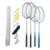 Badminton-Set, tragbares Outdoor-Badminton-Kombinationsset, Netzsystem, Systemtraining, Outdoor, Familien, Sport9733939