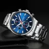 New Curren Top Brand Luxury Men's Watches Auto Date Clock Male Sports Steel Watch Men Quartz Wristwatch Relogio Masculino231i