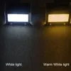 Vattentät LED Sollampor Solar 2 LED-lampor Trädgårdsljus Utomhus Landskap Lawn Lamp vägglampor Sollampor