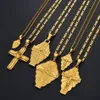 6 Modell Cross Pendant Chain Halsband Män Kvinnor Tjejer Guam Hawaii Micronesia Chuuk Marshall Smycken Korsar