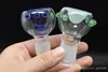 New Glass Bowl Tobacco And Herb Dry Bowl Slide For Glass Bong And Pipes 14mm 18mm Male female Joint Glass Bowl