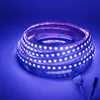DC12V IP20 SMD 5050 RGB LED Strip Light White PCB 120leds/m Changeable Color Non-Waterproof Flexible Ribbon Fita